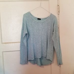 Long Sleeve Blue Sweater